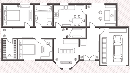 House plan background